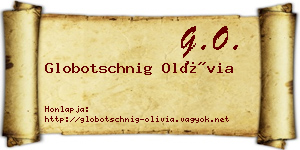 Globotschnig Olívia névjegykártya