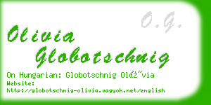 olivia globotschnig business card
